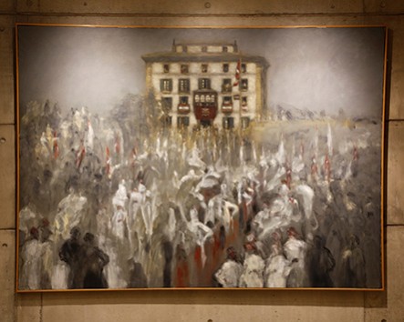 Museo del Nacionalismo Vasco - Cuadro Aberri Eguna 1932 Garcia Ergüin