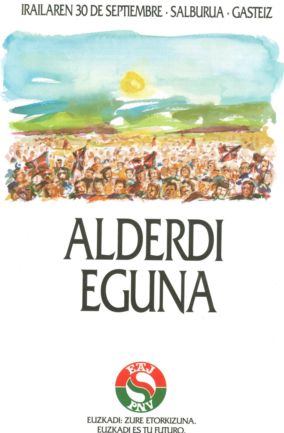 Euskal Abertzaletasunaren Museoa - Museo del Nacionalismo Vasco - Alderdi Eguna 1990