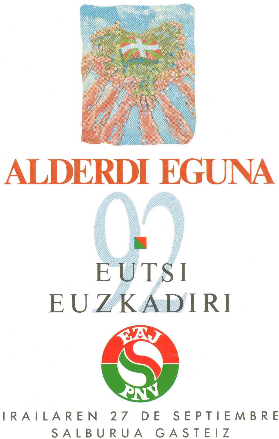 Euskal Abertzaletasunaren Museoa - Museo del Nacionalismo Vasco - Alderdi Eguna 1992