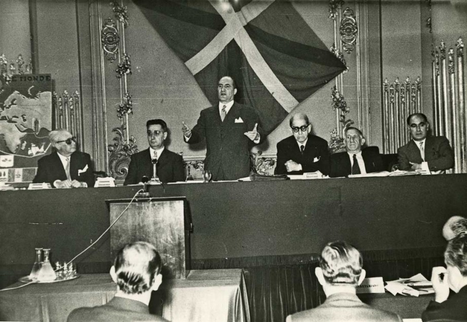 Museo del Nacionalismo Vasco. I Congreso Mundial Vasco