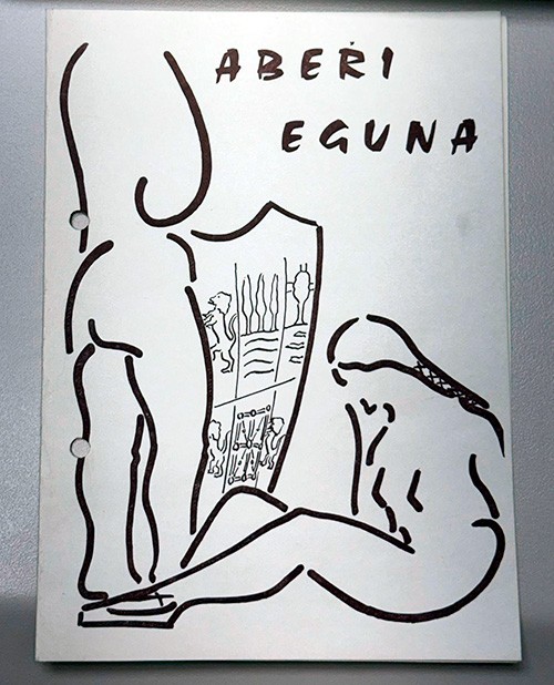 Museo del Nacionalismo Vasco - Aberri Eguna 1966 - Invitación Euskal Etxea Paris