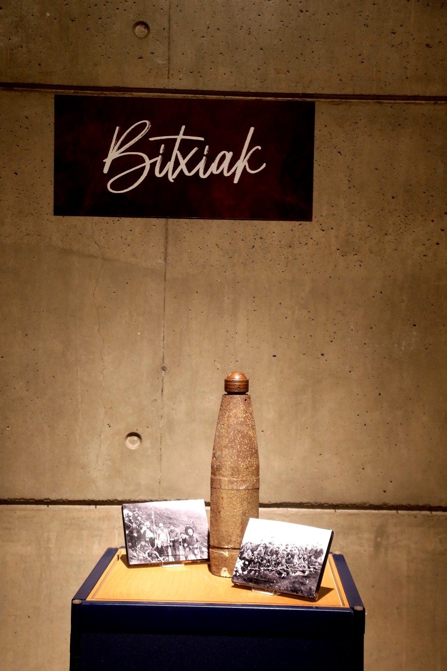 Museo del Nacionalismo Vasco - Obús del frente de San Pedro de Orduña