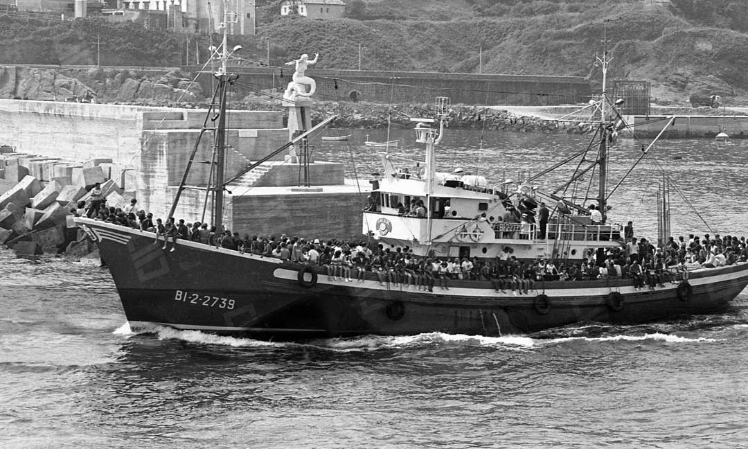 Museo del Nacionalismo Vasco. Fiesta de la Madalena en Bermeo