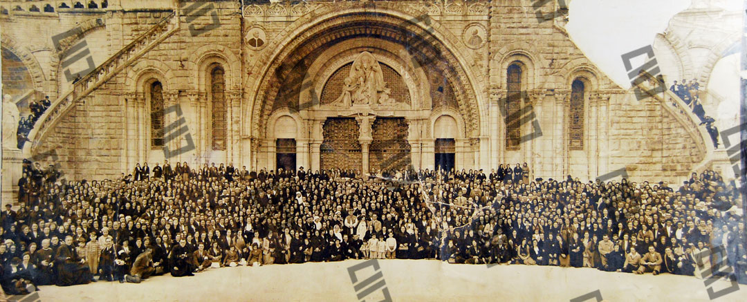 Museo del Nacionalismo Vasco - primera peregrinación a la Basílica de Lourdes