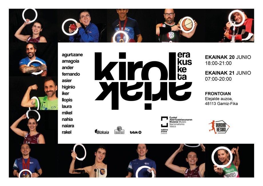 Museo del Nacionalismo Vasco. Exposición Kirolariak. Fika